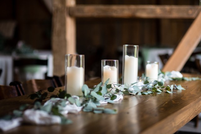 Pillar Candle Set - Harper Co. Weddings